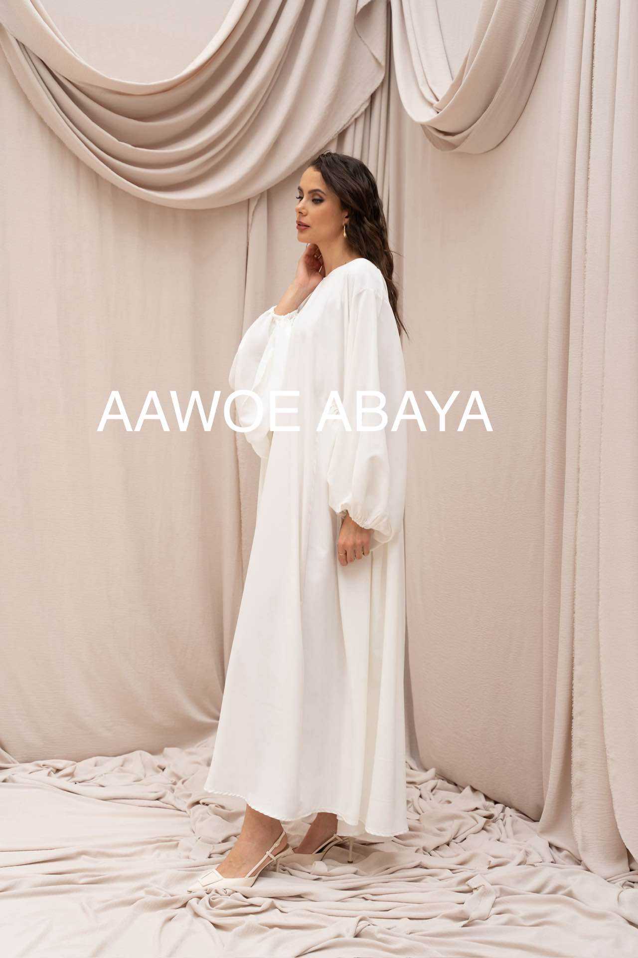 Aawoe Abaya - Wholesale Dress - Women's - Elegant Abaya Dress - 2466-ROB73