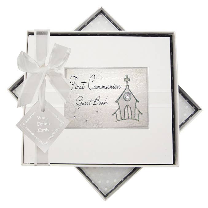 Första nattvardskyrkan - Gästbok (FC4) för wholesale av White Cotton Cards