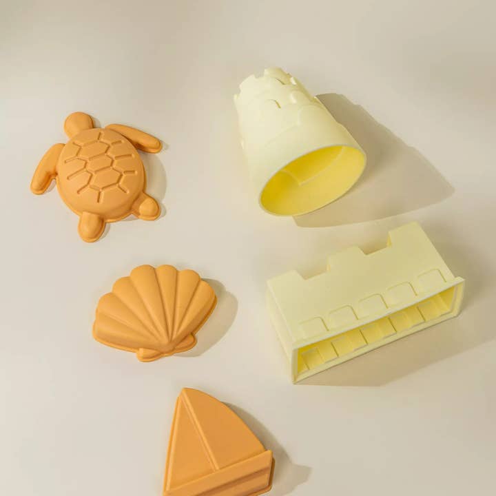 Coco Village - Wholesale Beach/pool toy – Child & baby - Set of 5 Silicone Sand Moulds For The Beach0