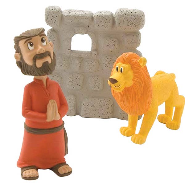 Toy Figurine - Daniel And The Lions Den for wholesale by Swanson Christian Products