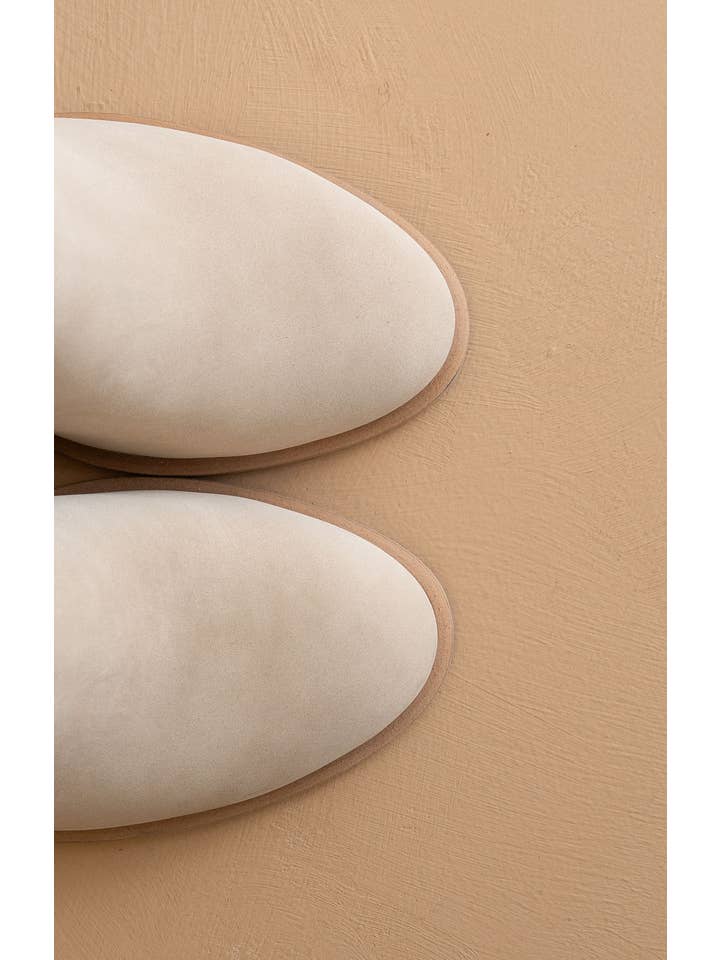 The Shiloh Light Grey | Knee High Block Heel Boot for wholesale on Faire3