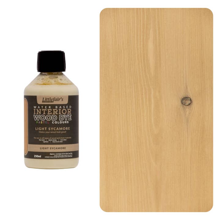 Littlefairs Wood Finishing Products Ltd – wholesale Furniture wax/paint – Wood Stain Water-based - Light Sycamore