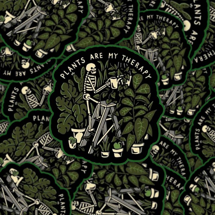 The Vinyl Rose - Wholesale Sticker - Plants Are My Therapy Sticker2