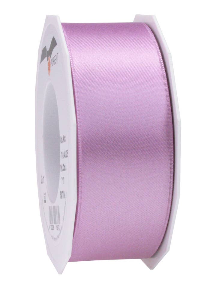 Doppelsatin 25-m-Spule 40 mm lila für den Großhandel von C.E. PATTBERG GmbH & Co. KG