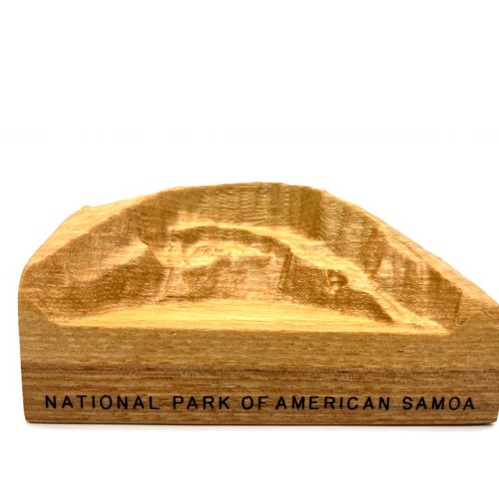 National Park of American Samoa træ topografisk udskæring for engroshandel hos mosey design