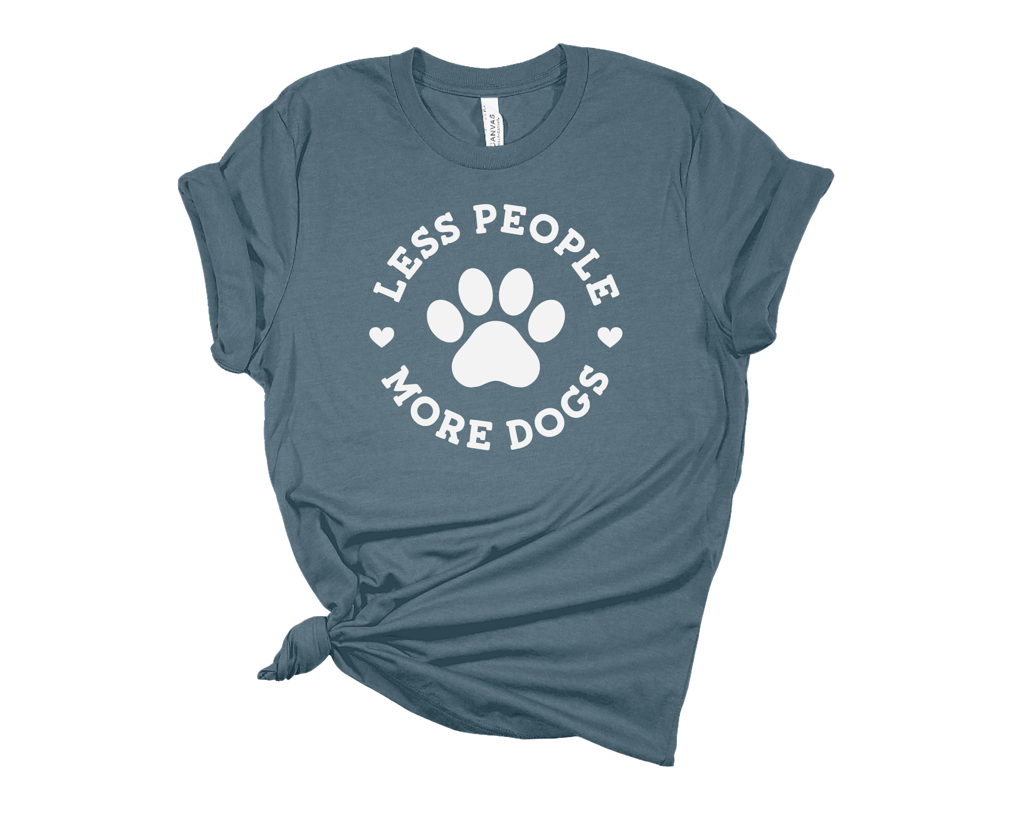 Woofingtons & Company - Wholesale Screen Printed T-Shirt - Women's - Less People, More Dogs Funny Teeshirt - Dog Lovers Gift10
