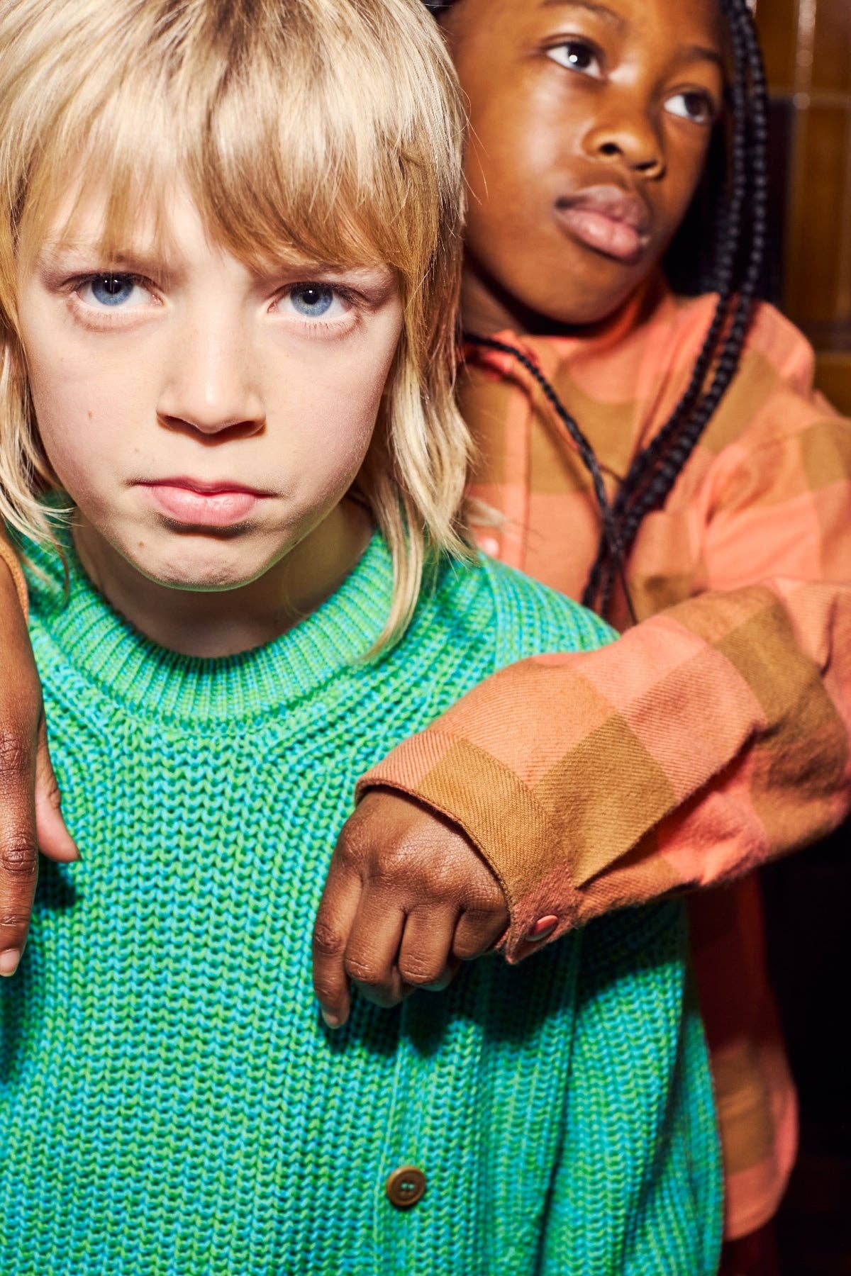 Studio Koter – wholesale Sweater vest – Kids – Skye Chunky Boxy Knit Vest3