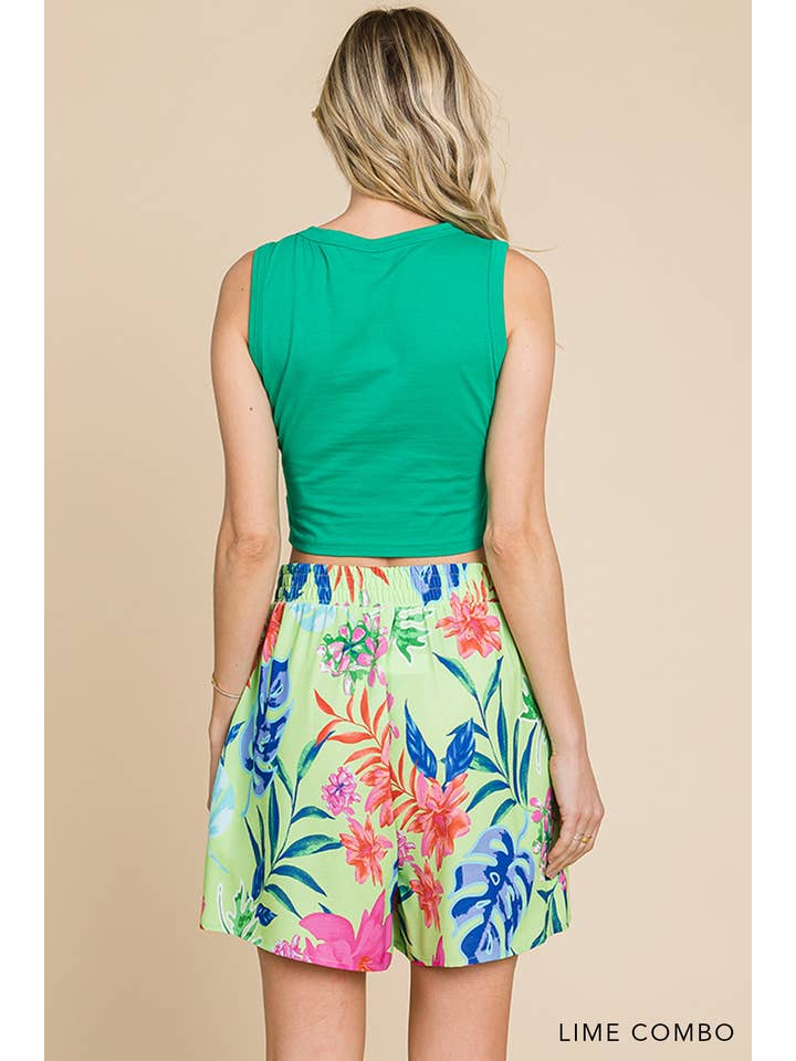 Cotton Bleu - Wholesale Shorts - Women's - 30185W - Bohemian Style Women's Air Flow Print Shorts23