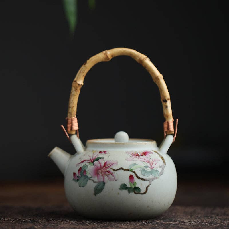 Gohobi （We cover U.S. import duties） - Wholesale Tea Set - Gohobi Hand-painted Floral Tea Set Teapot Tea cup22