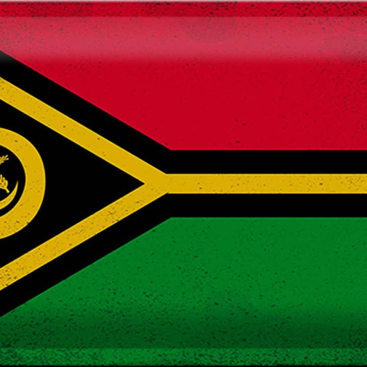 Bandeira Vanuatu Vintage Tin Sign 30 x 20 cm por atacado de Femer