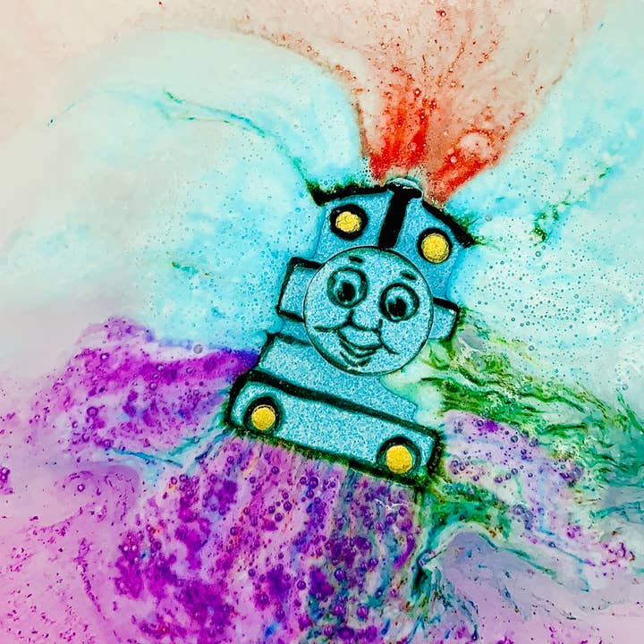 Unique creations soap company - Wholesale Bath bomb/fizz - THOMAS THE TANK ENGINE bath bomb1