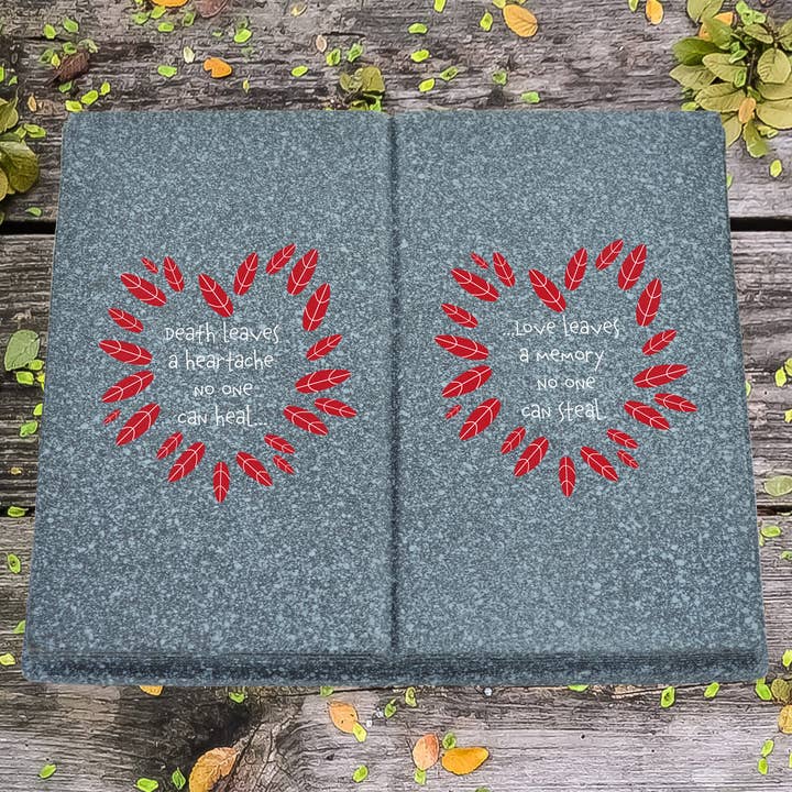 P6955 - Death Leaves Heartache Robin Themed Book Shaped Sent for wholesale by Vivid Squid Wholesale