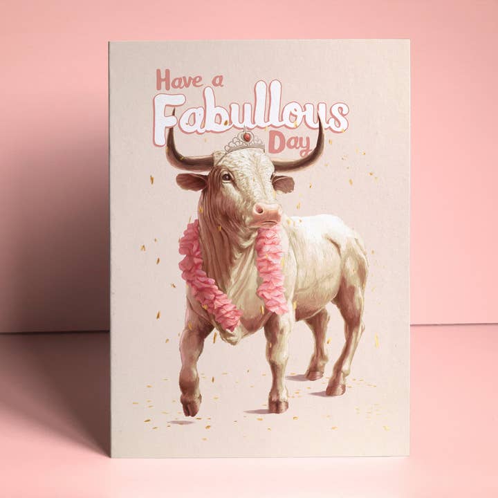 Fabulous Gay Birthday Card for wholesale by Fasanian Artistry