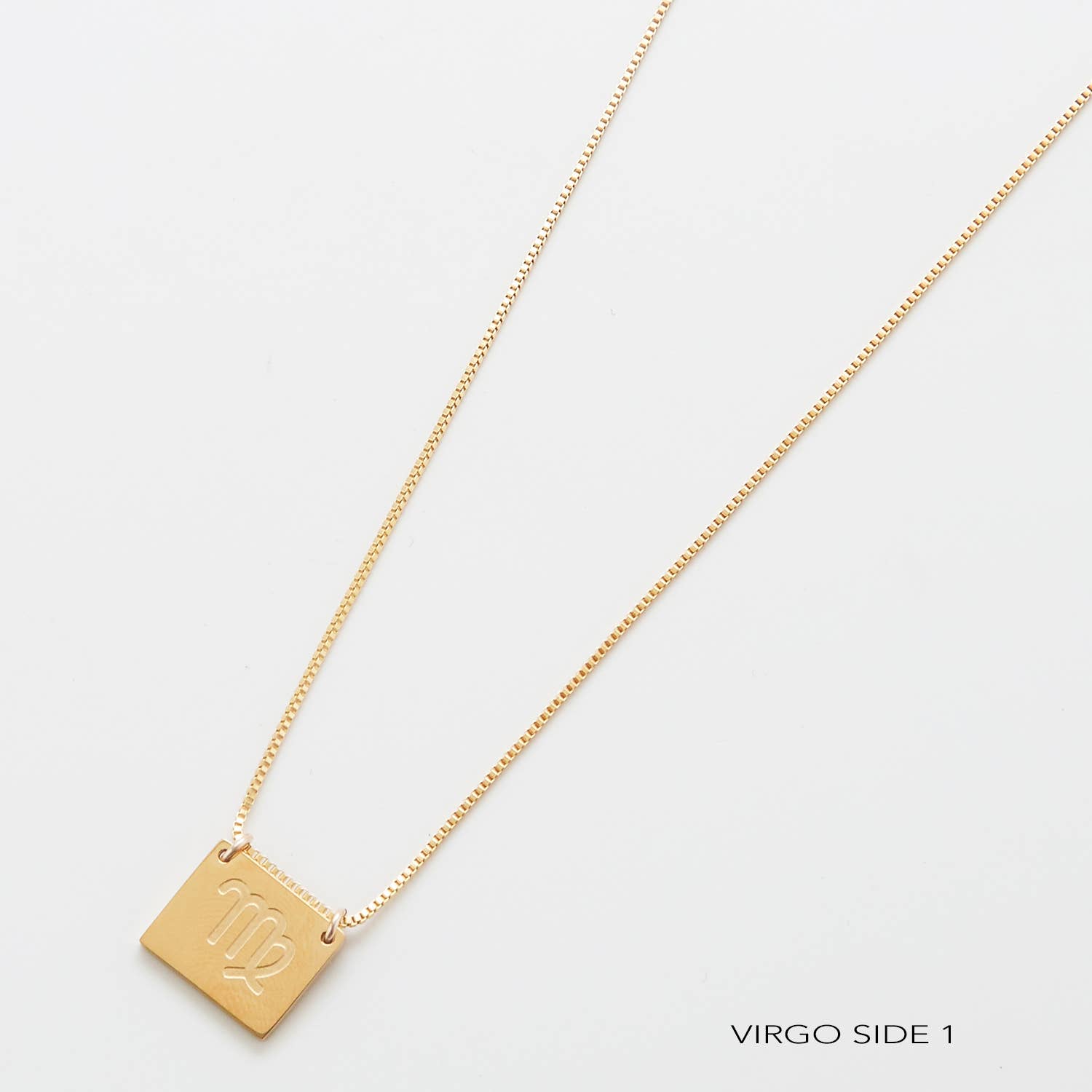 Admiral Row Jewelry - Wholesale Pendant/Charm Necklace - Zodiac Double-Sided Astrology Gold Filled Necklace - Personalization Jewelry23