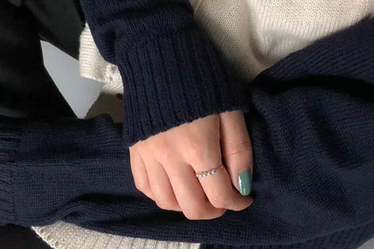 Yourself Expression - Vente Anneau/bague à empiler - Bague Abacus Anxiety Fidget en argent sterling4