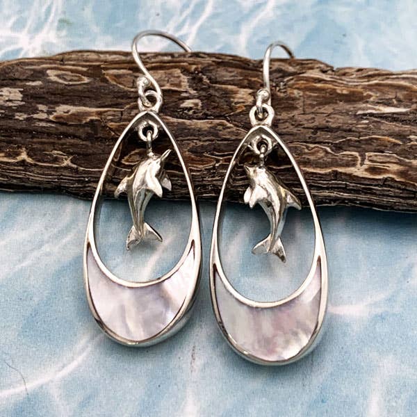 Goddess Design Studio - Wholesale Dangle Earrings - Sterling Silver & Shell Dangle Earrings2