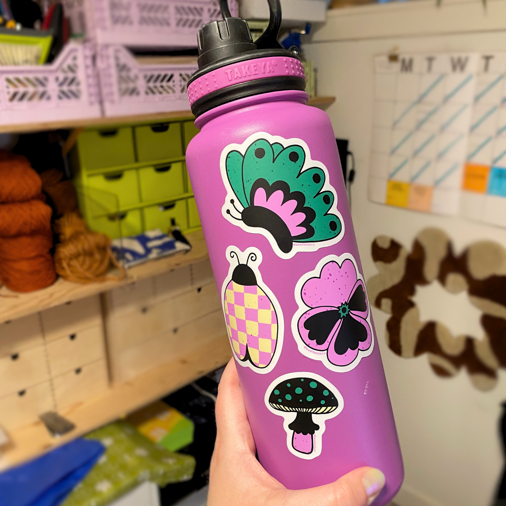 Beetle Ink Co. - Wholesale Sticker - Garden Friends Vinyl Sticker Pack - Set of 48