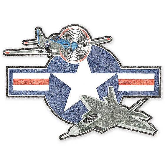 Vinyl Sticker - Flight of the Fighter for wholesale by Viz Art Ink