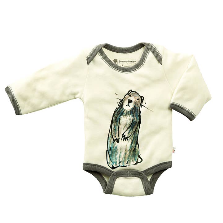 babysoy Inc - Wholesale Bodysuit (Non-Footed) - Baby - Babysoy Jane Goodall Animal Bodysuit3