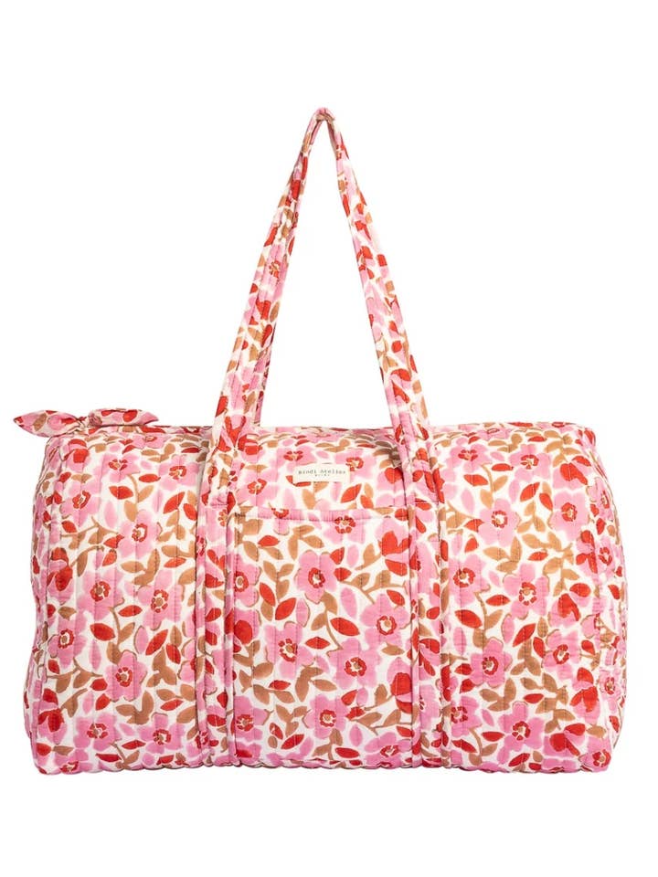 Weekendväska i bomull - Amelia Pink för wholesale av Bindi Atelier