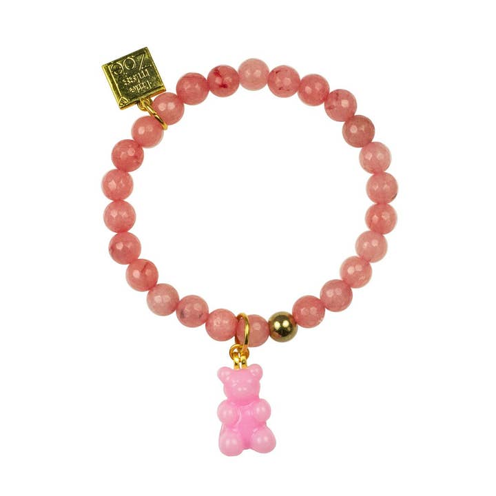 Little Miss Zoe - Vendita all'ingrosso Bracciale con perline - Bambini - Yummy Bear - Braccialetto per bambini con pietre preziose1
