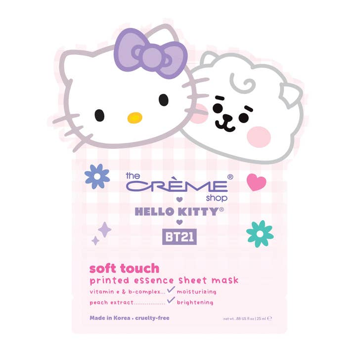 GenFresh - Wholesale Skincare Face Mask - Hello Kitty & BT21 Soft Touch Printed Essence Sheet Mask