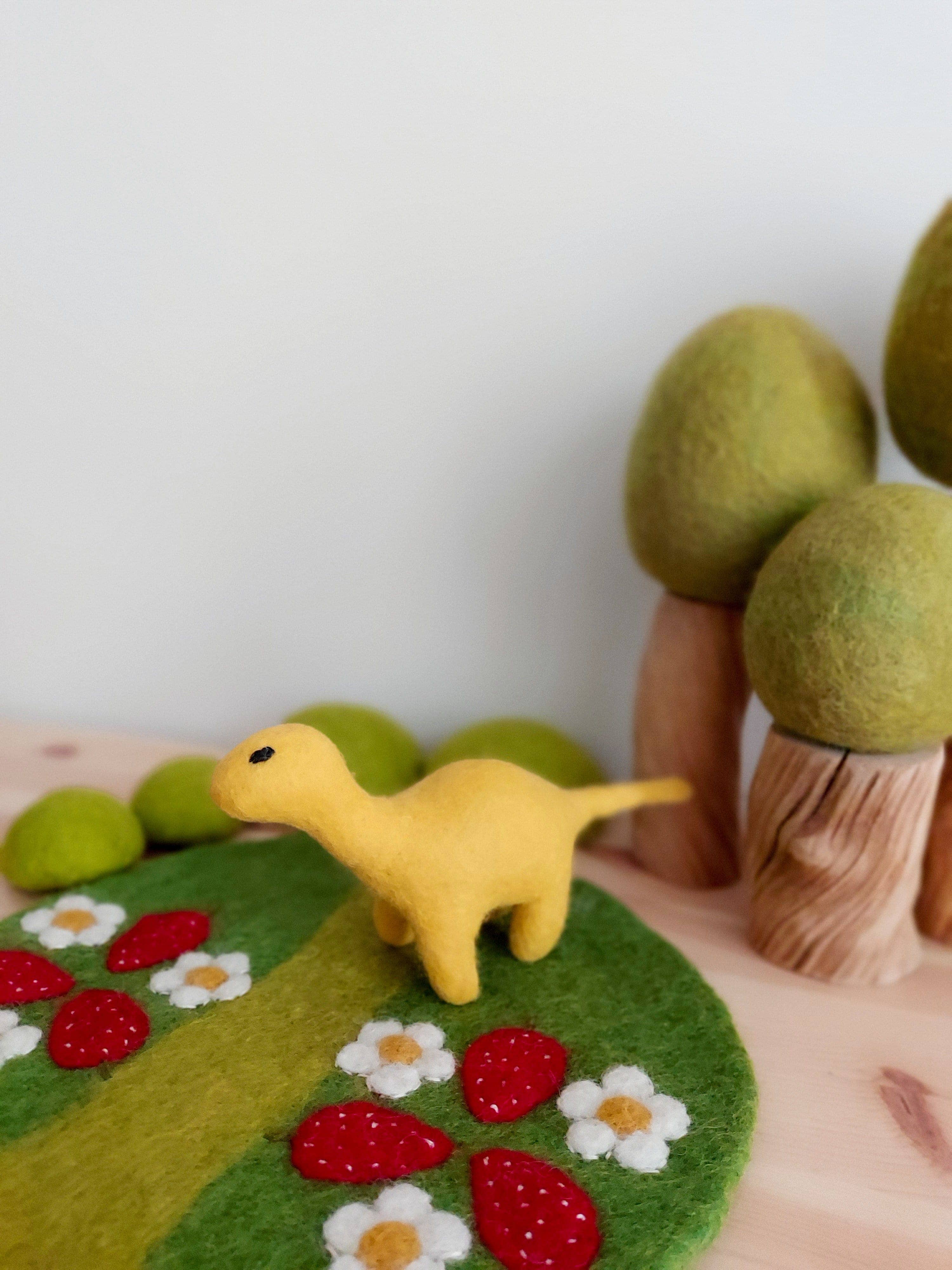 Growing Little Folks – wholesale Stuffed/plush toy – Kids & baby – Mini Felt Brontosaurus0