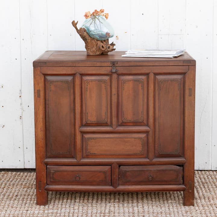 Early 20th French Colonial Blanket Chest for wholesale by De-cor