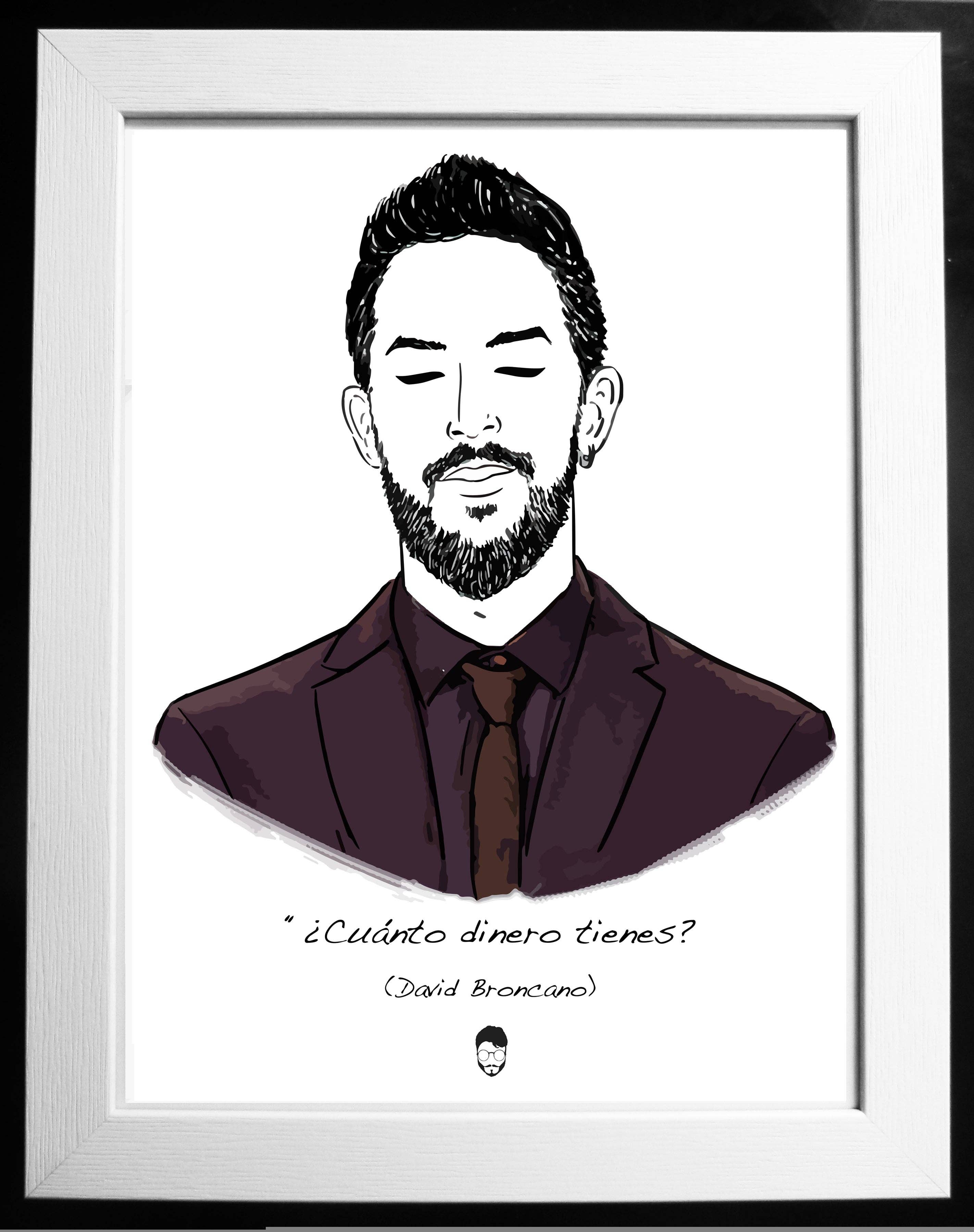 El loco del Pelo Rizo – Großhandel Kunstdruck – David Broncano0