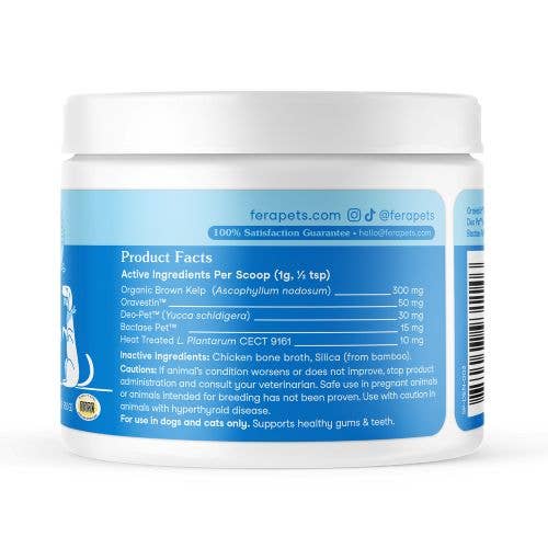 Fera Pets - Wholesale Pet Supplement - Cat/Dog - Dental Support for Dogs and Cats2