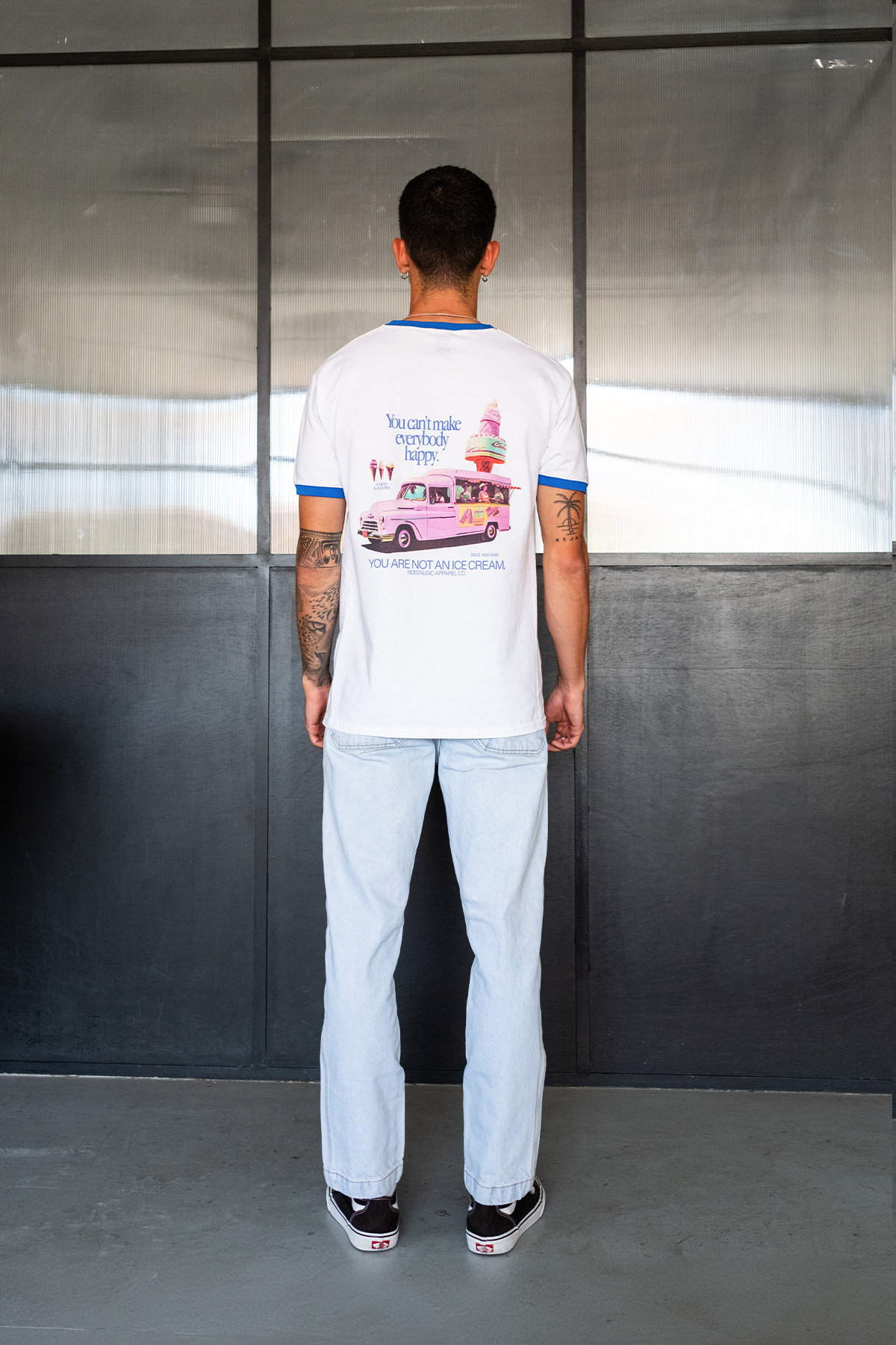 Nostalgic Apparel - Wholesale Screen Printed T-Shirt - Unisex - You Are Not an Ice Cream | Ringer Tee5