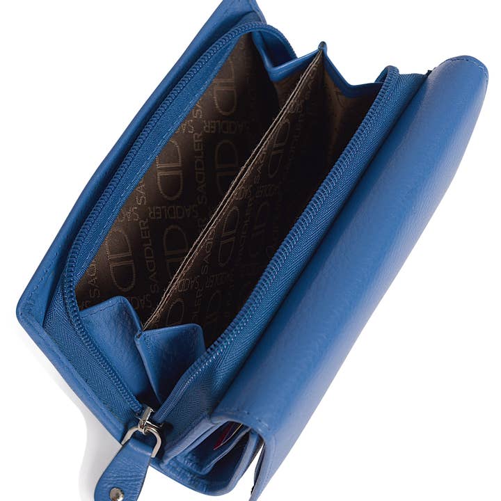 SADDLER - Wholesale Wallet - Women's - Compact Trifold Leather Purse "Eleanor" – Handmade by Saddler | RFID Protected & Gift Boxed | 10 Card Slots & Rear Zip Coin Pocket32