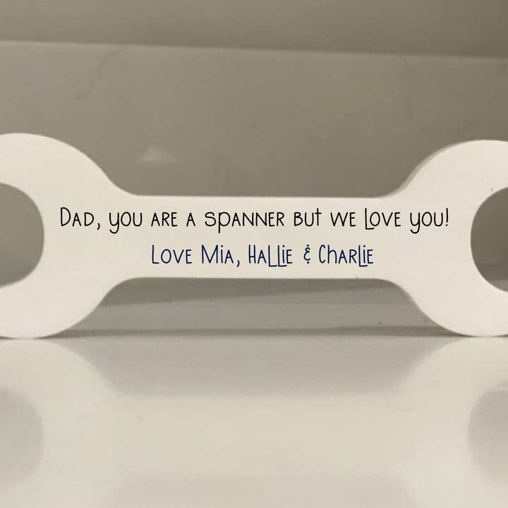 Freestanding Acrylic Spanner for wholesale by Acrylico