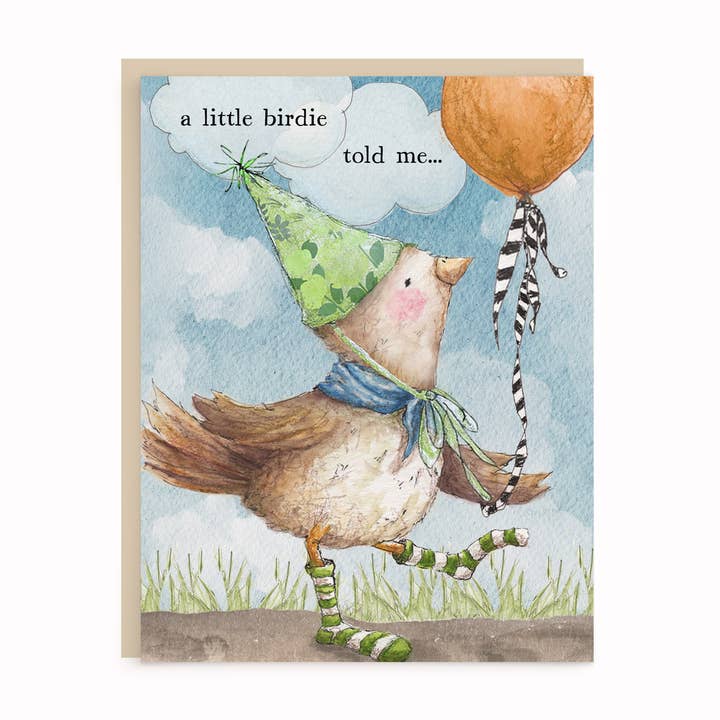 Lizzy & Grace - Wholesale Birthday Card - Green Socks Happy Birthday Card