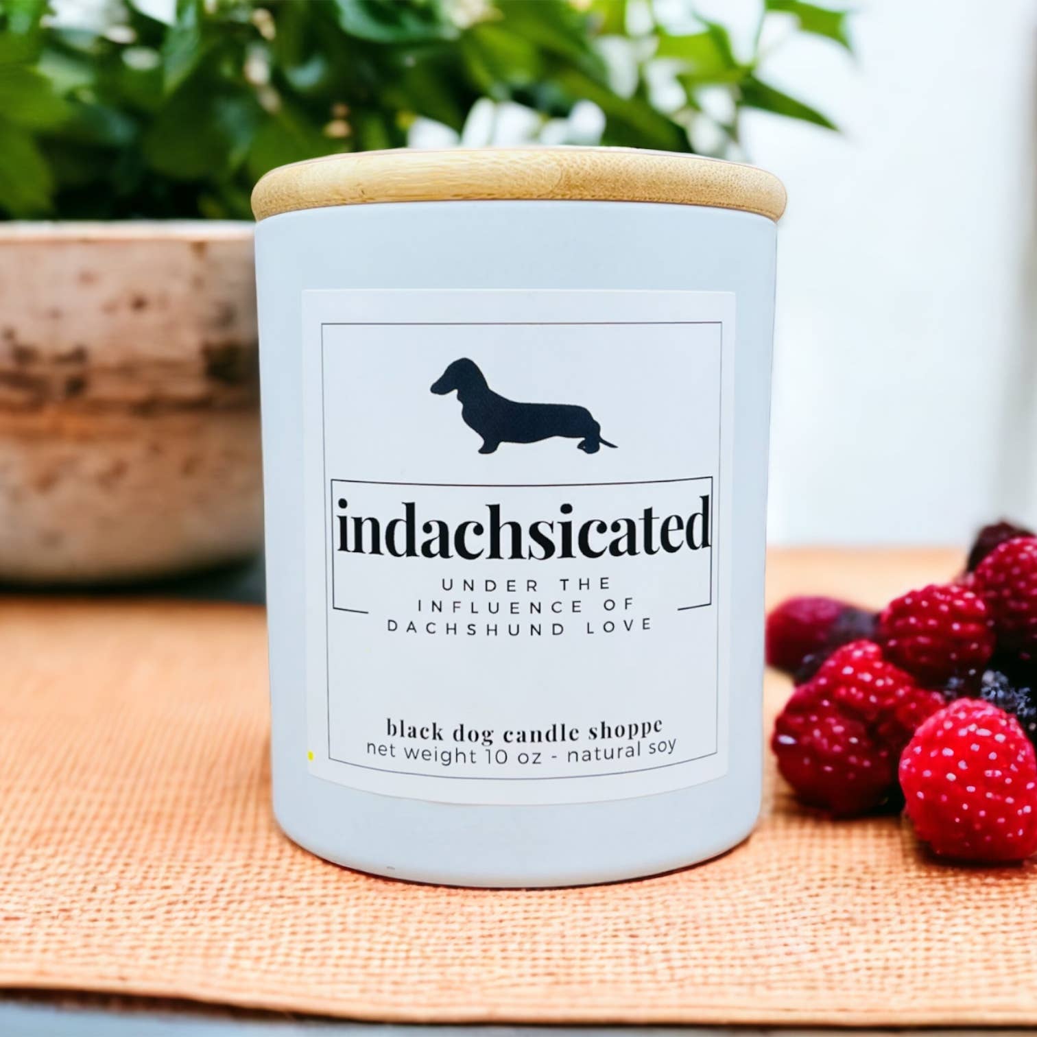 The Black Dog Candle Shoppe – wholesale Jar/filled candle – Dachshund Funny Candle1