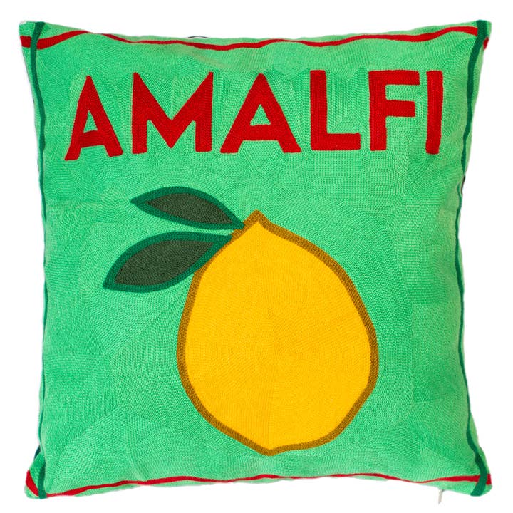 Amalfi Needlepoint Cushion for wholesale by The Pillow Drop