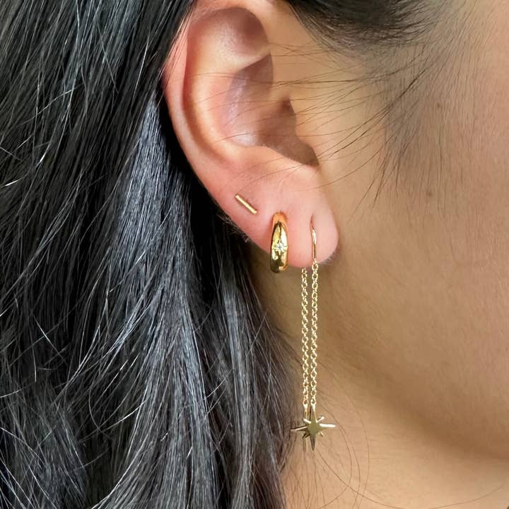 Starburst Einfädler Ohrschmuck für den Großhandel von Something Silver