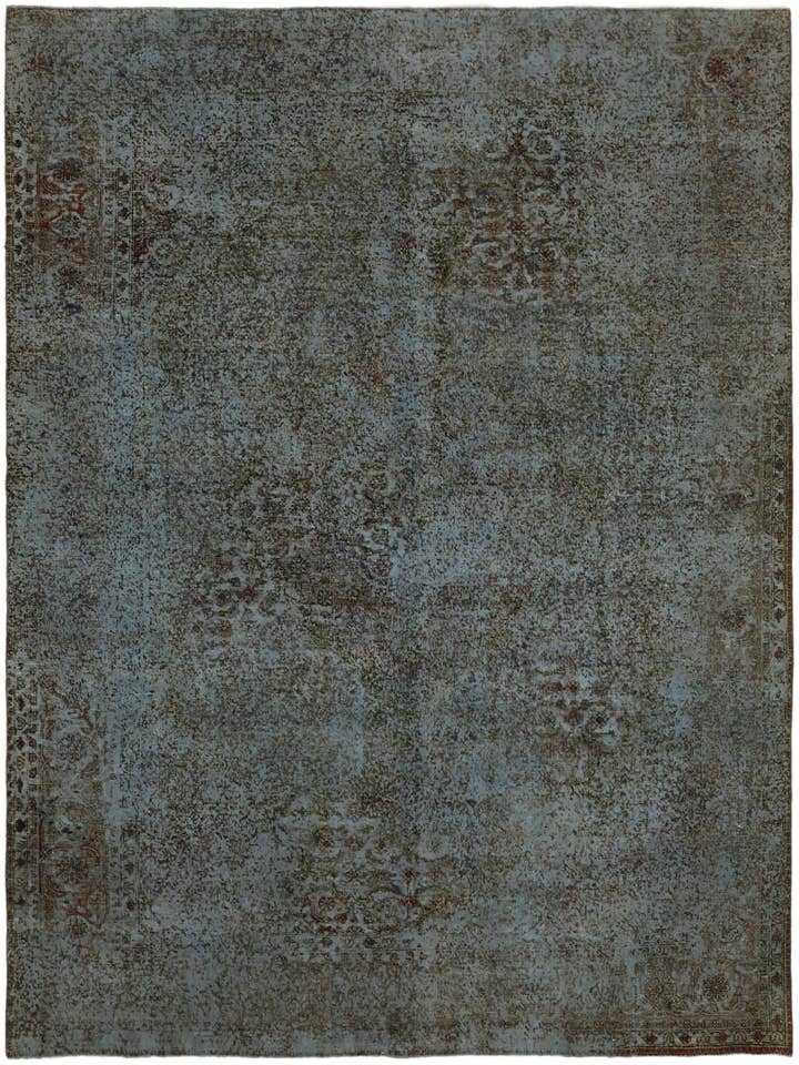 10x12 Grijs Overdyed Groot Vloerkleed - 43999 voor wholesale door RUG N CARPET