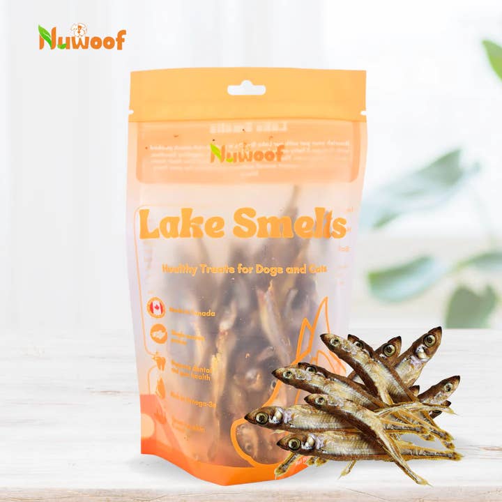 NuWoof - Golosinas deshidratadas de Lake Smelt para venta al por mayor de NuWoof