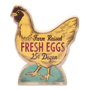 Personalized Wooden Chicken-shaped Egg Holder Storage & Display for Farm Fresh  Eggs Countertop Kitchen Accessory Two Dozen Eggs Rack 