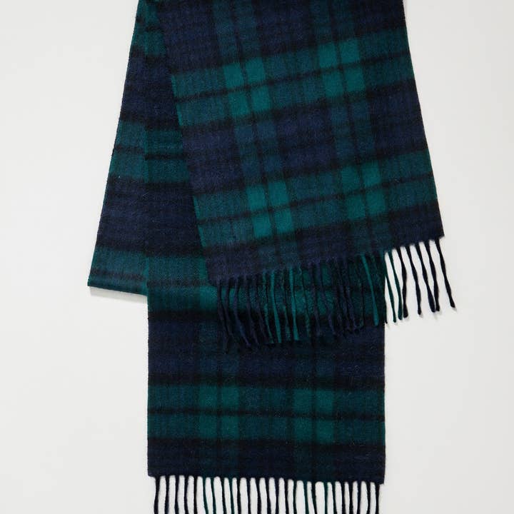 Kiltane - Wholesale Scarf - Unisex - Heritage Tartan Cashmere Scarf - Blackwatch2