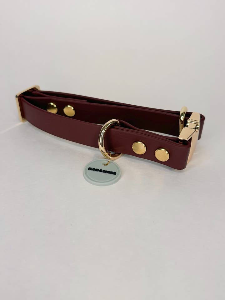 WATERPROOF DOG COLLAR - ESPRESSO for wholesale by Hund & Shore