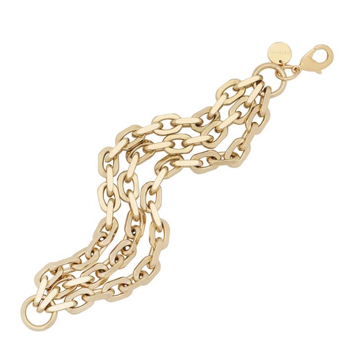 Eklexic - Wholesale Link & Chain Bracelet - Triple Lennon Bracelet