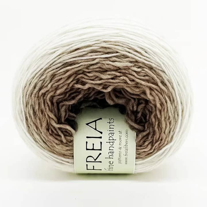 Desert Camel Merino Fingering Shawl Ball for wholesale by Freia Fine Handpaint Yarns