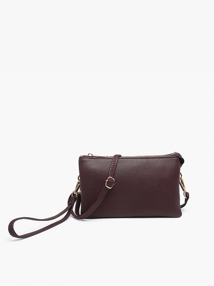 Jen & Co. - Wholesale Crossbody Bag - Women's - M013 Riley Monogrammable 3 Compartment Crossbody/Wristlet88