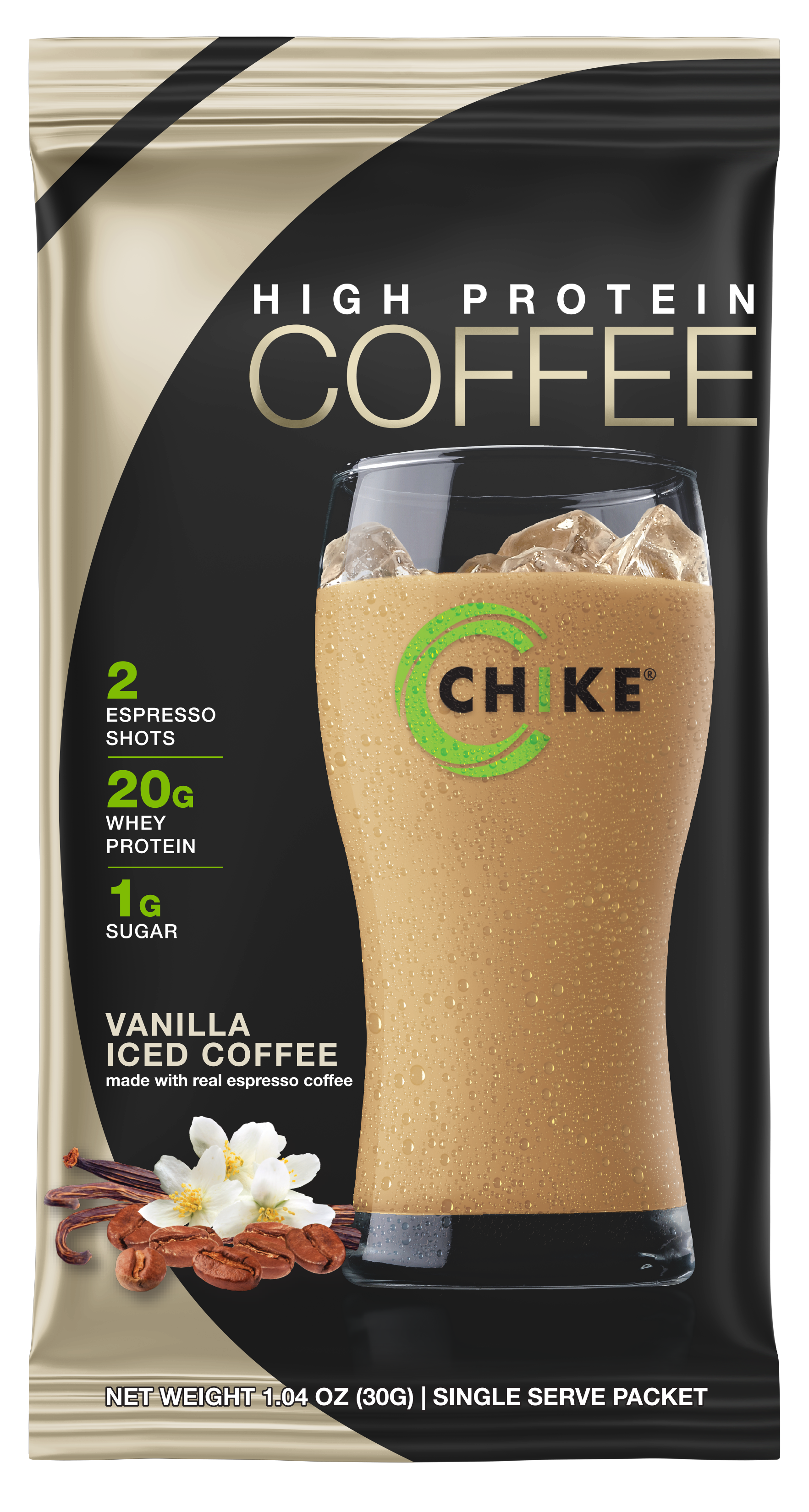 Chike Nutrition High Protein Iced Coffee Vanilla -- 14.6 oz