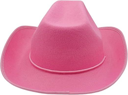 4E's Novelty - Wholesale Cowboy Hat - Women's - 4E's Novelty Cowboy Hat for Women & Men, Felt Cowgirl Hat for Adults, Western Party Dress Up Accessories (Pink)7