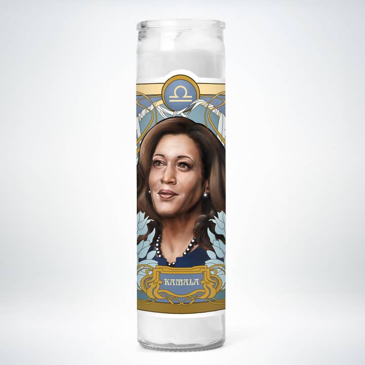 Vela Libra Kamala Harris para venta al por mayor de Black Zodiac Prints