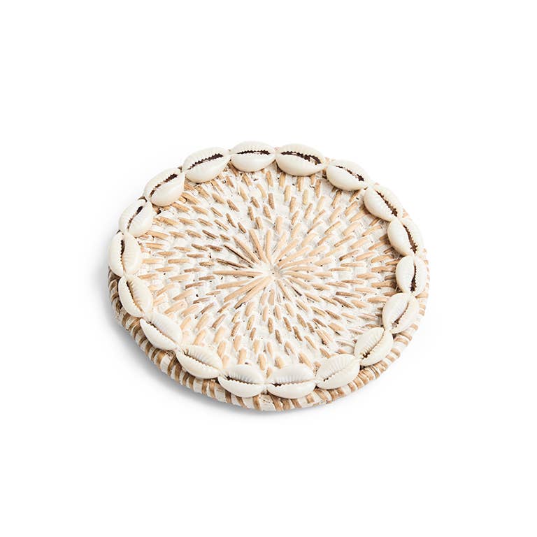 ByBazz - Wholesale Decorative Plate/Dish/Bowl - Plate Rotan Cowrie6