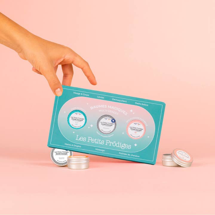 Coffret Trio Baumes magiques - Green pour la vente par Les Petits Prödiges